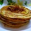 Блины гороховые с луковым конфитюром