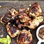 Быстрый куриный шашлык, маринованный в ромовой заправке