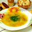 Гороховый суп с копчёными рёбрышками