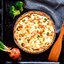 Киш с красной рыбой и брокколи