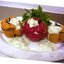 Перец , фаршированный киноа, приготовленный на пару