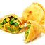 Вегетарианские жареные самосы с овощами и кешью