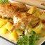 Картошка с курицей в духовке под соусом