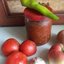 Острая аджика из помидоров с яблоками, на зиму