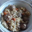 куриное филе с двумя перцами и грецким орехом