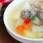 Домашний суп с шампиньонами и фрикадельками