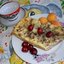 Запеканка из творога с вишней и шоколадом