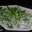 Шпинатные ньокки с сырным соусом