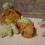 Штрудель с бананом и мандаринами
