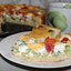 Киш с брокколи и сыром Фета
