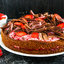 Торт с замороженной клубникой