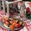 Шашлык из индейки с овощами