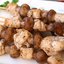 Шашлык из курицы с шампиньонами на шпажках