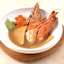 Креветки с овощами и ароматным соусом