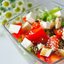 Овощной салат с сыром фета