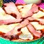 Пицца с адыгейским сыром и копчёным мясом