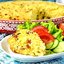 Рисовая запеканка с ветчиной и сыром