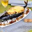 Скумбрия запечённая с сыром и грибами