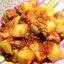 Картофель со свининой в мультиварке