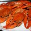 Ароматные вареные раки