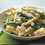Макароны с зеленым горошком и сыром рикоттой