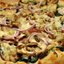 Пицца с картошкой и грибами