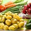 Картофель с зеленью и чесноком