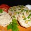 Паштет из яиц и консервированного горошка