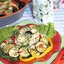 Макароны с цуккини сыром и мятой
