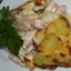 Филе куриное с яблоками запеченное в духовке под сырной корочкой