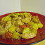 Куриная грудка с овощами и кунжутом