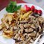 Картошка с белыми грибами