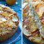 Яблочный пирог с хурмой и овсяными хлопьями