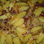 Картофель с беконом и сыром