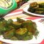 Жареные огурцы с соусом Киккоман
