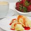 Паровые вареники с клубникой