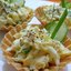 Тарталетки с курицей и огурцом