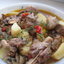 Молодая баранина с овощами