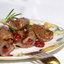 Мясные рулетики с вишней, бальзамом и корицей