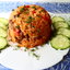 Рис с куриными сердечками и овощами
