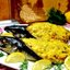 Рыба, запеченная с рисом