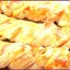 Слоеные косички с курицей и сыром