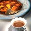 Клафути с абрикосами и персиками
