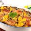 Куриные голени запеченные с луком и хурмой
