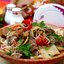 Жареная говядина с овощами