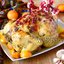 Пряная жареная курица с гранатом