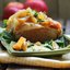 Свиная корейка с яблоками