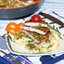 Курочка с картофельной запеканкой и укропом