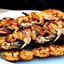 Шашлык из креветок в пряном соусе