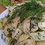 Большой бутерброд с сыром, соленой рыбой и мясом